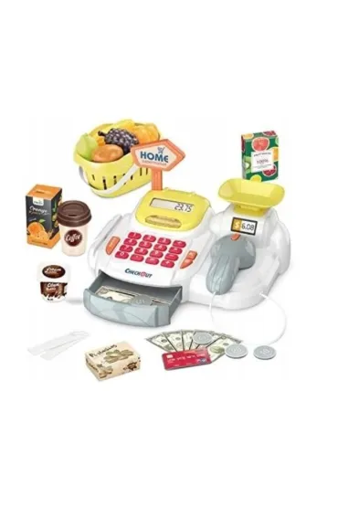 Supermarket z kasą 32x11x18