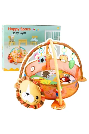 Mata leżanka kojec basenik z kulkami lew