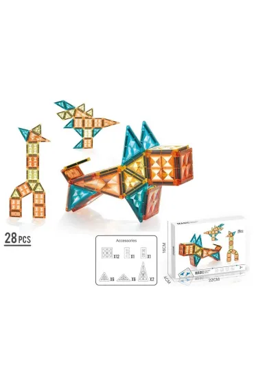  Klocki magnetyczne 28el