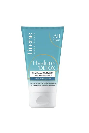 Hyaluro Detox Nawilżający żel myjący z mikrokapsułkami Witaminy E
