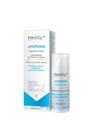 +Atopowe Zapalenie Skóry aktywny krem do twarzy niweluje suchość, swędzenie i zaczerwienienie