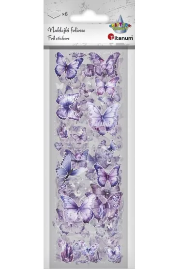 Naklejki foliowe 6 plansz motyle