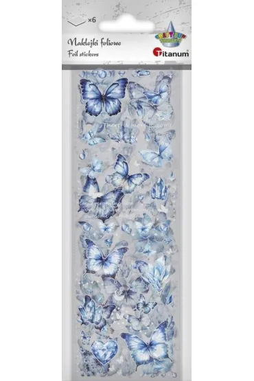 Naklejki foliowe 6 plansz motyle