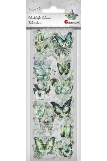 Naklejki foliowe 6 plansz motyle