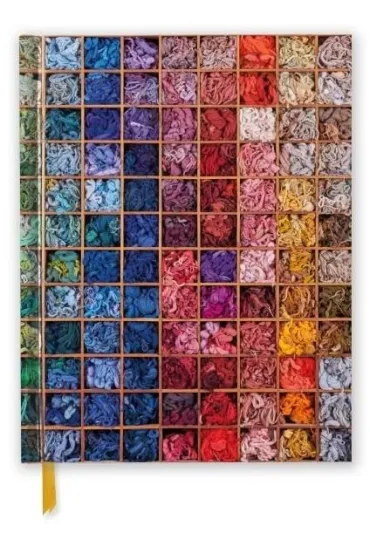 Notatnik A4 gładki TW Kolorowe włóczki z wełny