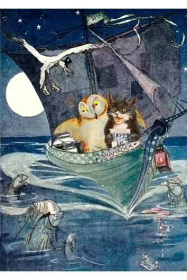 Karnet B6 z kopertą Urodziny Sowa i kot