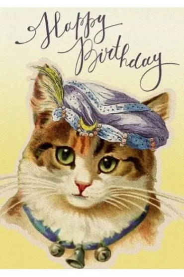 Karnet B6 z kopertą Urodziny Kotka wróżka
