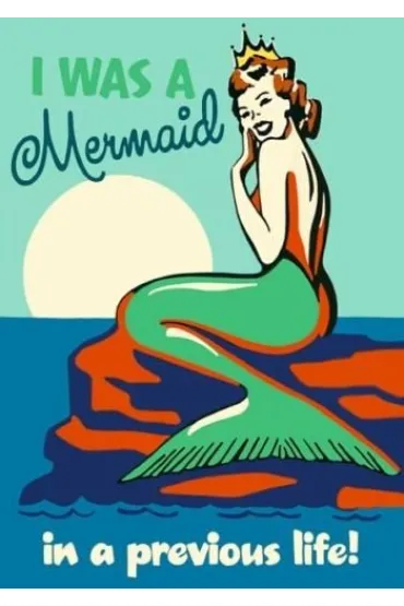 Karnet B6 z kopertą Byłam syreną