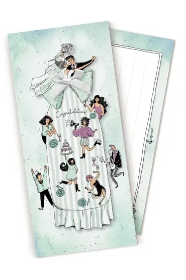 Koperta upominkowa POP UP Ślub Para Młoda