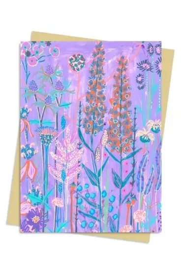 Karnet B6 Fioletowy ogród Lucy Innes Williams