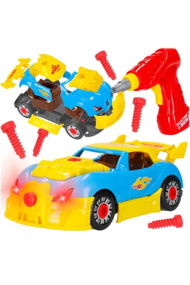 Samochód sportowy do rozkręcania konstrukcyjny do tuningu światło dźwięk