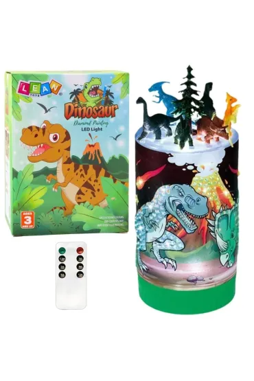 Dinozaury w słoiku LED