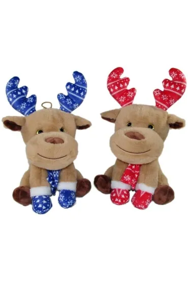 Łoś Renifer świąteczny 20cm MIX