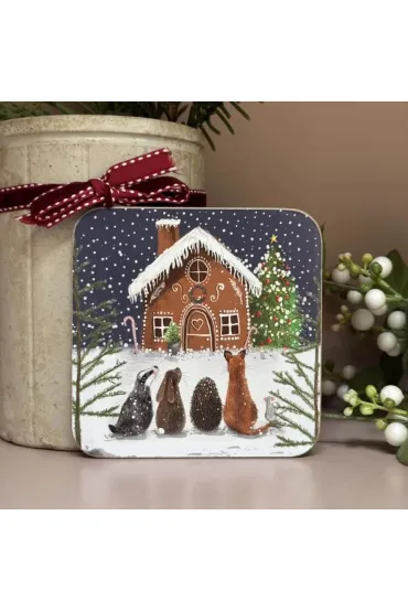 Podkładka pod kubek Dom z piernika Święta