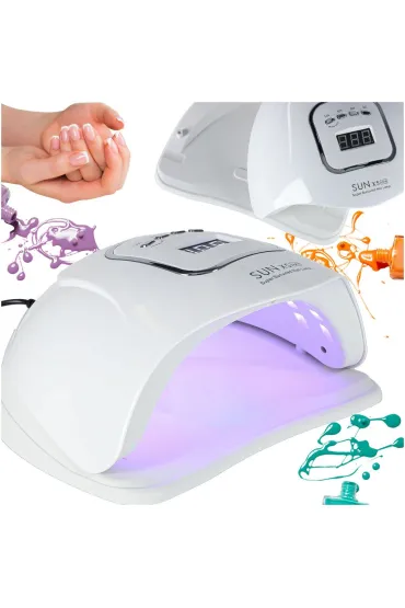 Lampa do paznokci Sun X10 UV 45 LED 280W manicure hybrydy żele