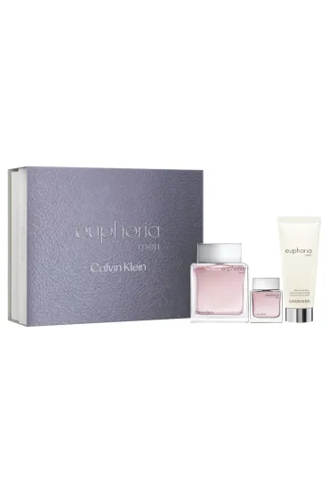 SET Euphoria Men EDT spray + EDT spray + ASB