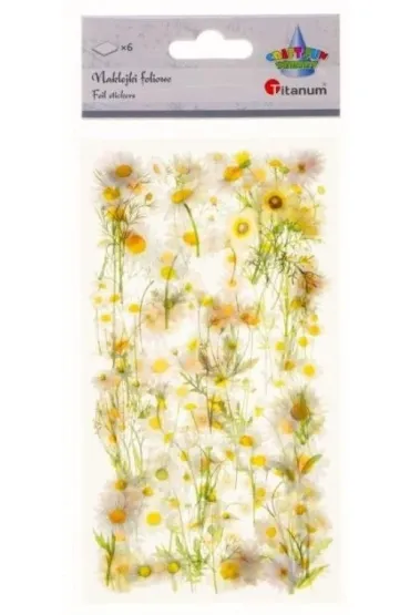 Naklejki foliowe stokrotki 6 plansz