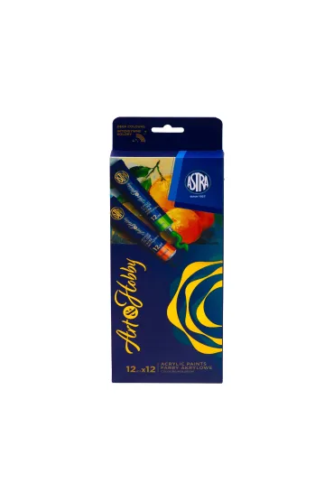 Zestaw farb akrylowych Astra Art&Hobby 12x12ml