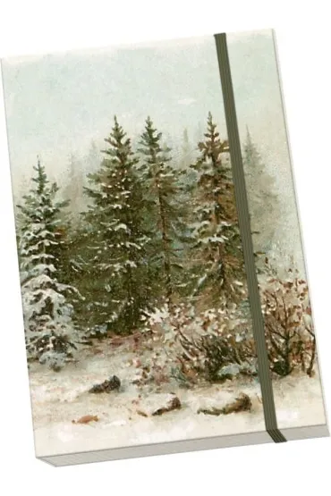 Notatnik ozdobny A5 STNOTE 144 Zimowy las