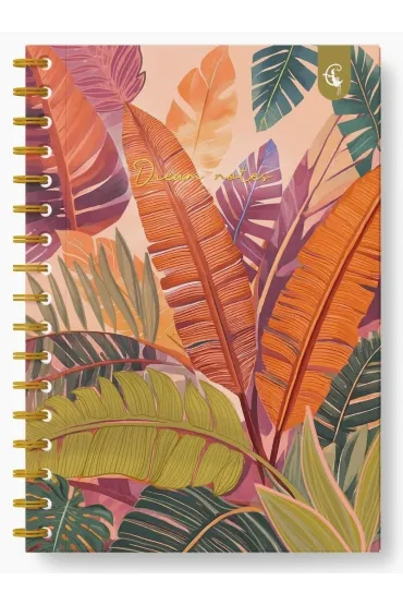 Kołonotatnik ozdobny B5/160K kratka Dżungla