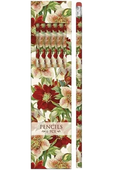 Ołówki ozdobne STPEN43 ciemiernik 6 szt