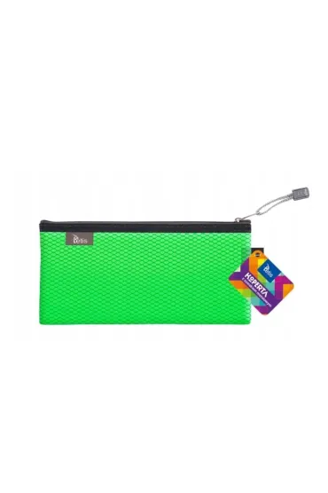 Koperta DL z suwakiem metalowym zielona