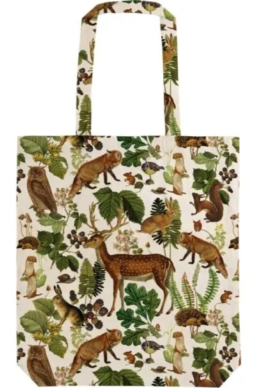 Torba bawełniana STBAG 76 Leśne zwierzęta