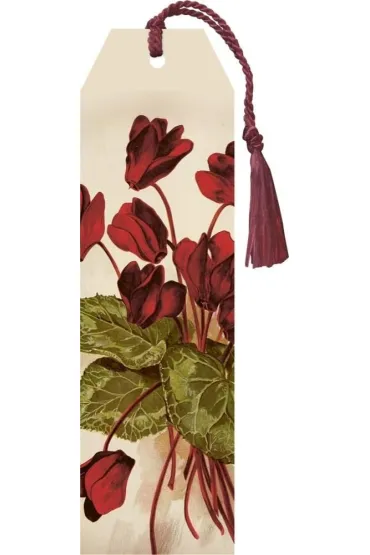 Zakładka 158 ze wstążką Cyklameny