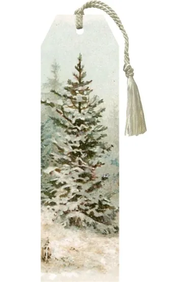 Zakładka 155 ze wstążką Zimowy las