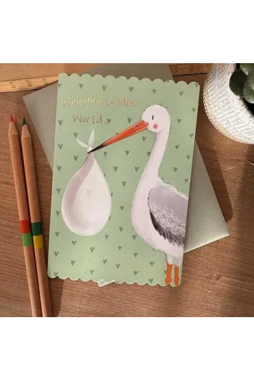 Karnet Narodziny Bocian