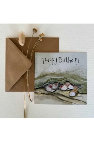 Karnet Urodziny Noski kotów