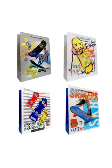 Torebka prezentowa dziecięca L Skate mix
