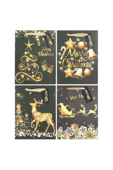 Torba prezentowa Święta 18x23x10cm mix STRIGO