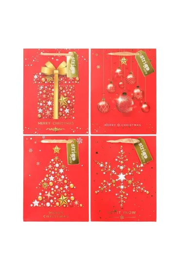 Torba prezentowa Święta 18x23x10cm mix STRIGO