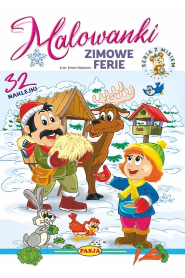 Zimowe ferie. Malowanki