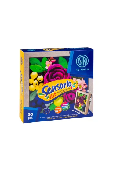 Masa plastyczna Sensorio Art Róże z ramką 30 kolorów