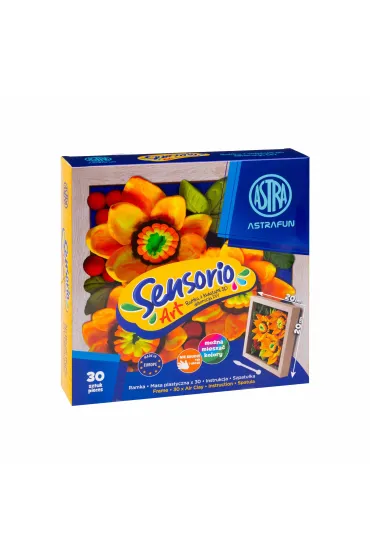 Masa plastyczna Sensorio Art  Słoneczniki  z ramką 30 kolorów