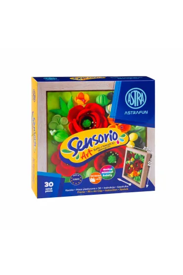 Masa plastyczna Sensorio Art Maki  z ramką 30 kolorów