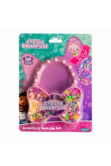 Zestaw koralików Gabby's Dollhouse Motyl 250 szt. + 2m gumki