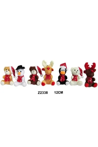 Zwierzęta świąteczne 12cm MIX