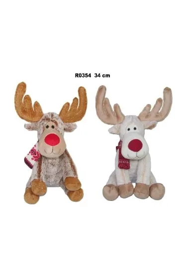 Renifer 34cm MIX