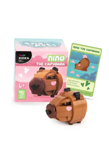  Klocki snapets kapibara brązowa KIDEA