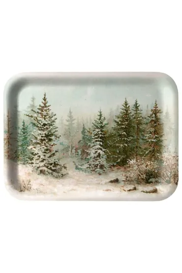 Tacka kuchenna ozdobna Zimowy las