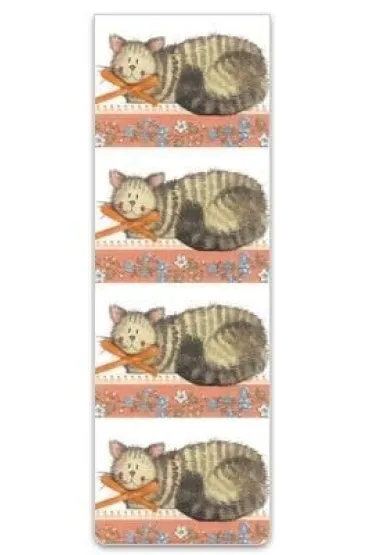 Zakładka do książki Kot na dywanie