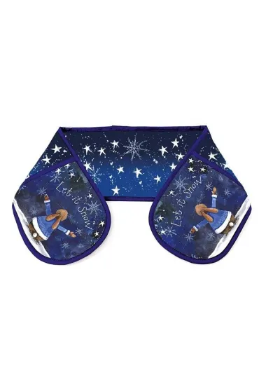 Rękawice kuchenne Pada śnieg Święta