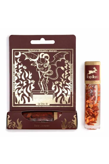 Roll-On "Diabeł", olejek eteryczny z czerwonym jaspisem i olejkami pomarańczowym oraz paczulowym
