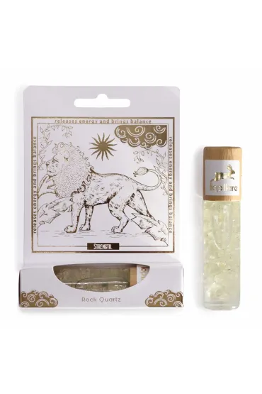 Roll-On Siła, olejek eteryczny z kryształem górskim, jaśminem i ylang-ylang