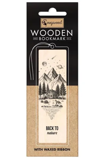 Zakładka drewniana Back to nature