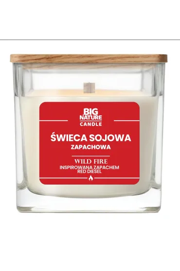 Świeca sojowa WILD FIRE zapach inspirowany Red Diesel
