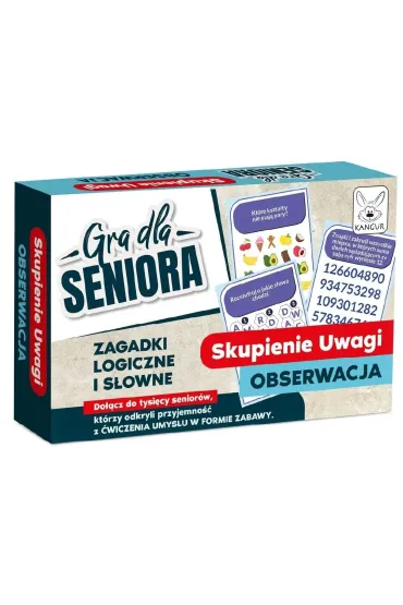 Gra dla Seniora. Skupienie uwagi - Obserwacja